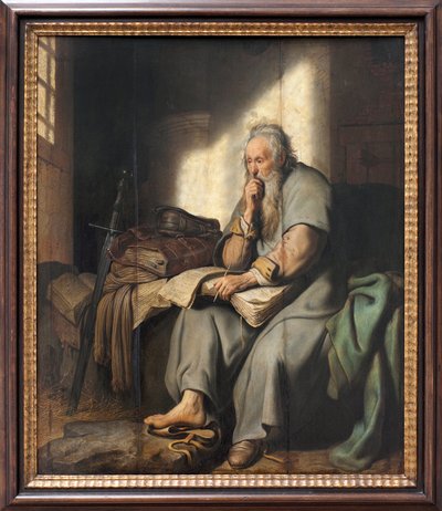 Saint Paul in Prison, 1627 by Rembrandt van Rijn
